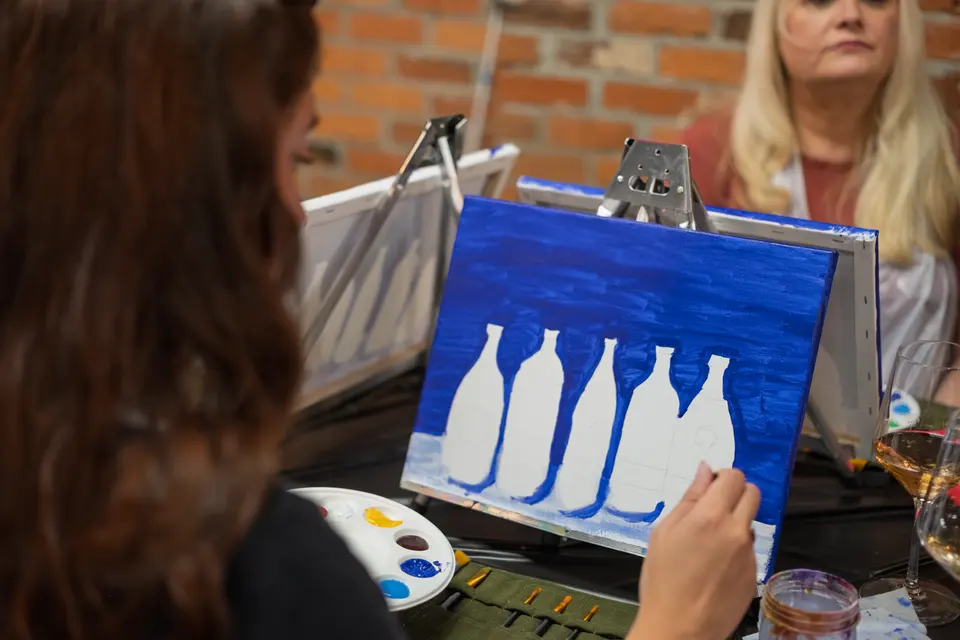 Photo 24 of 87, painting Bottle Bouquets at Greenville Beer Exchange