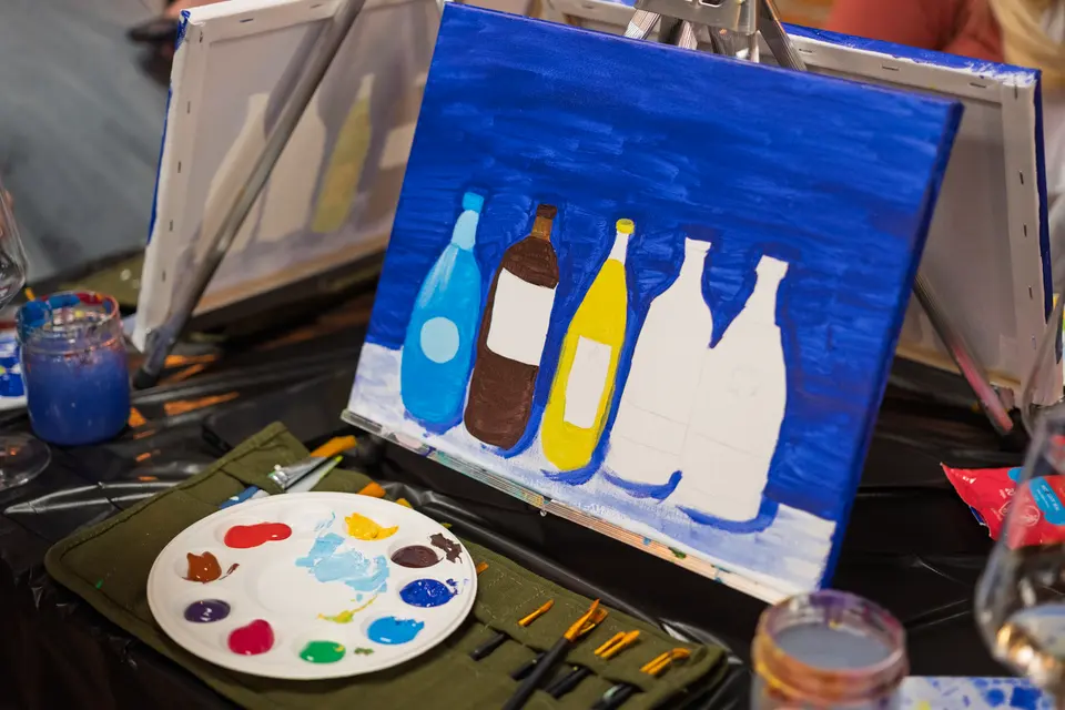 Photo 36 of 87, painting Bottle Bouquets at Greenville Beer Exchange