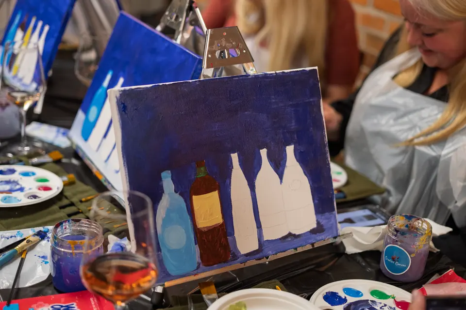 Photo 37 of 87, painting Bottle Bouquets at Greenville Beer Exchange