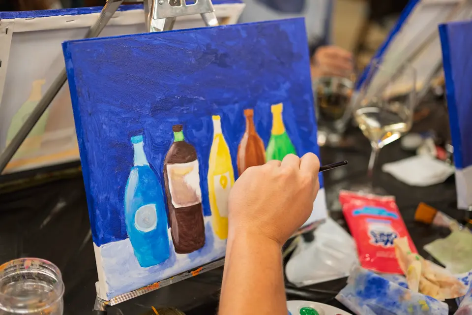 Photo 48 of 87, painting Bottle Bouquets at Greenville Beer Exchange