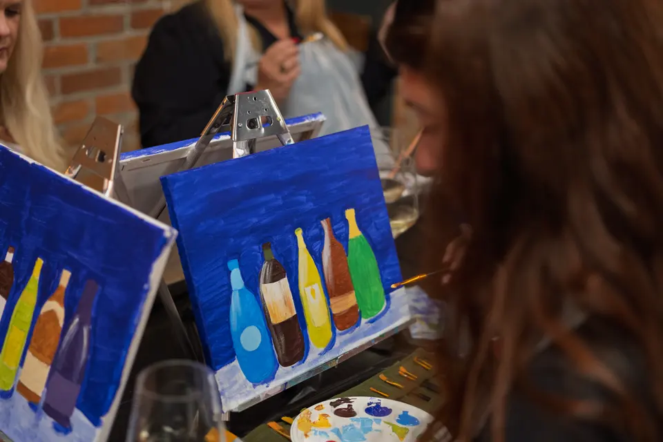 Photo 49 of 87, painting Bottle Bouquets at Greenville Beer Exchange