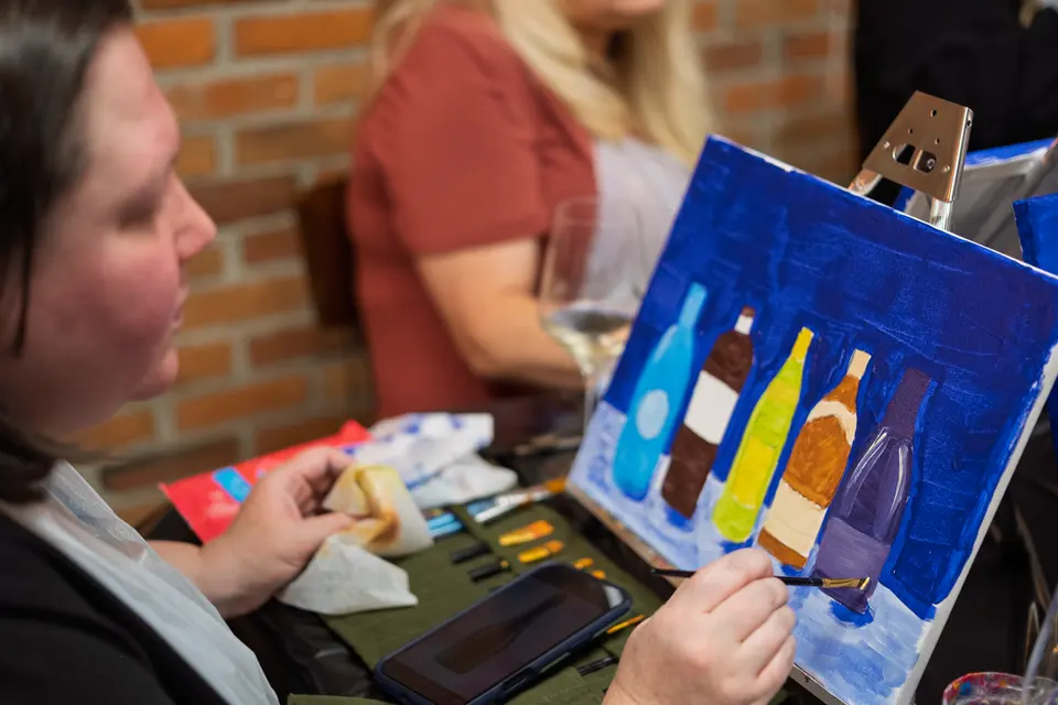 Photo 50 of 87, painting Bottle Bouquets at Greenville Beer Exchange