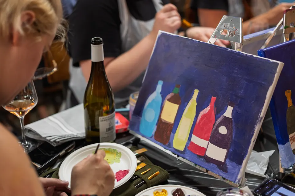Photo 51 of 87, painting Bottle Bouquets at Greenville Beer Exchange