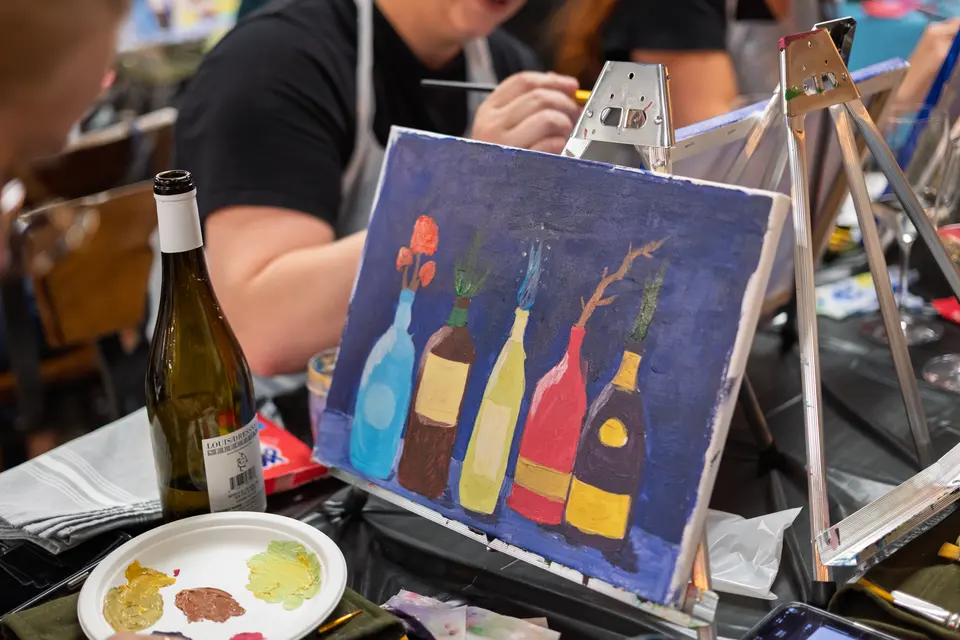 Photo 64 of 87, painting Bottle Bouquets at Greenville Beer Exchange