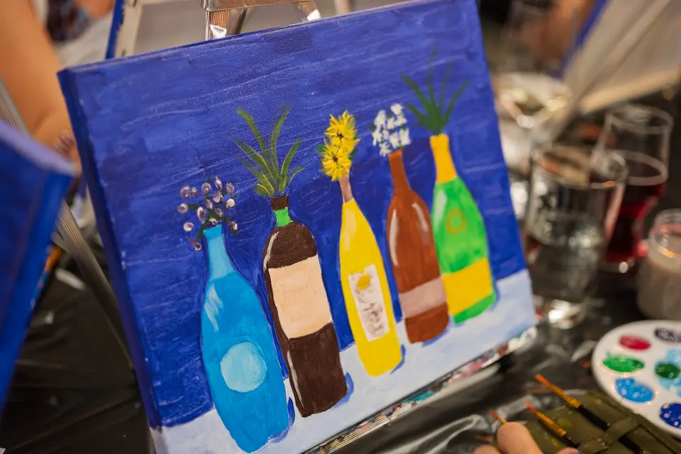 Photo 72 of 87, painting Bottle Bouquets at Greenville Beer Exchange
