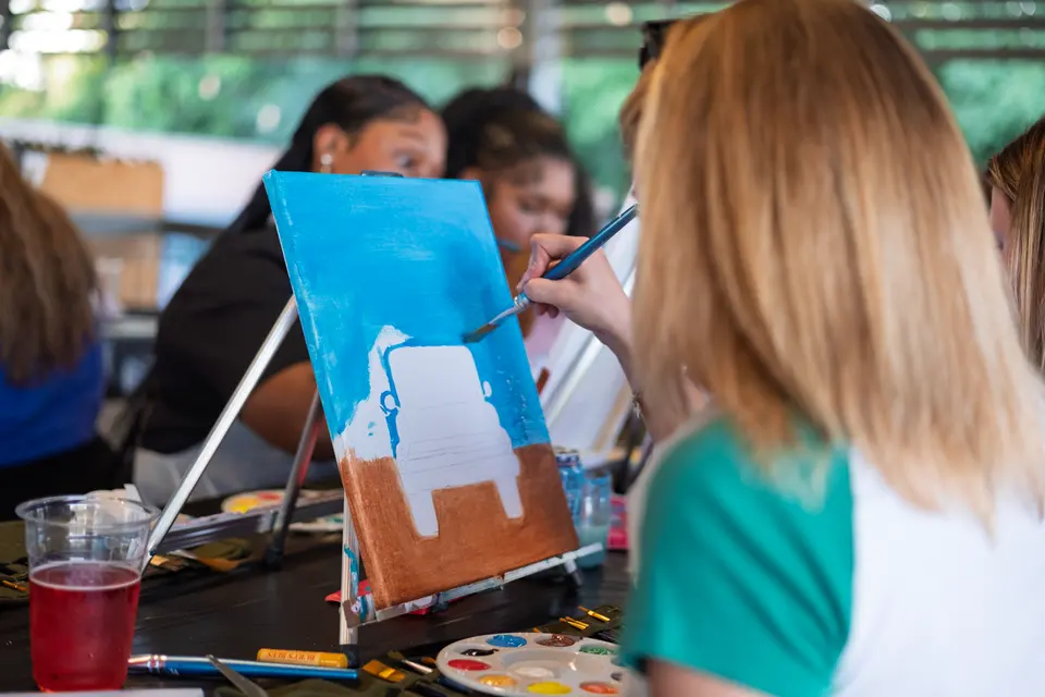 Photo 10 of 71, painting Pumpkin Truck at Gather GVL