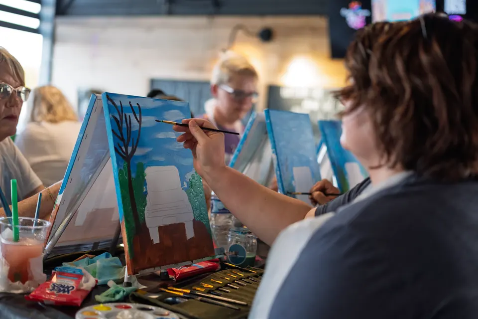 Photo 25 of 71, painting Pumpkin Truck at Gather GVL