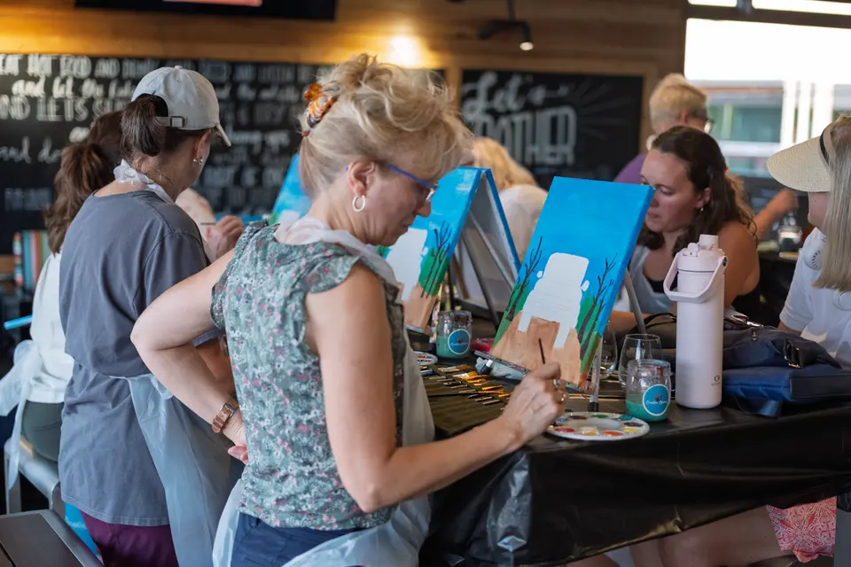 Photo 29 of 71, painting Pumpkin Truck at Gather GVL