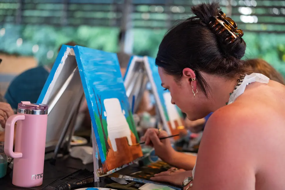 Photo 30 of 71, painting Pumpkin Truck at Gather GVL