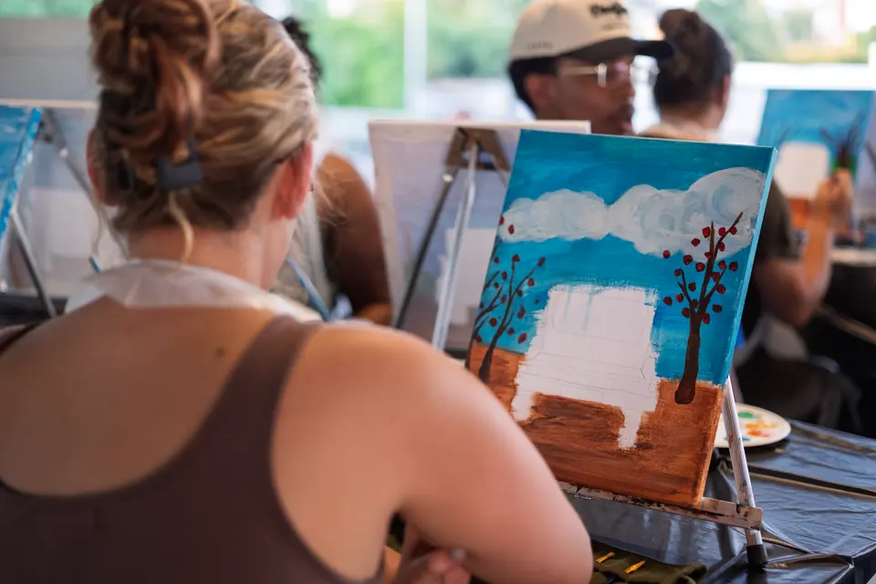 Photo 32 of 71, painting Pumpkin Truck at Gather GVL