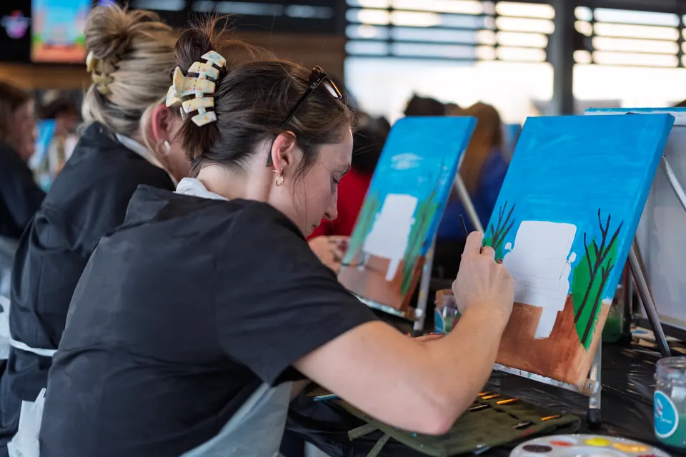 Photo 35 of 71, painting Pumpkin Truck at Gather GVL