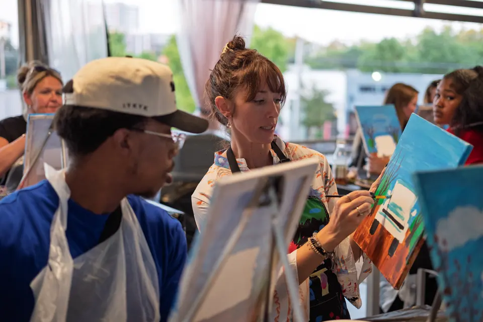 Photo 38 of 71, painting Pumpkin Truck at Gather GVL