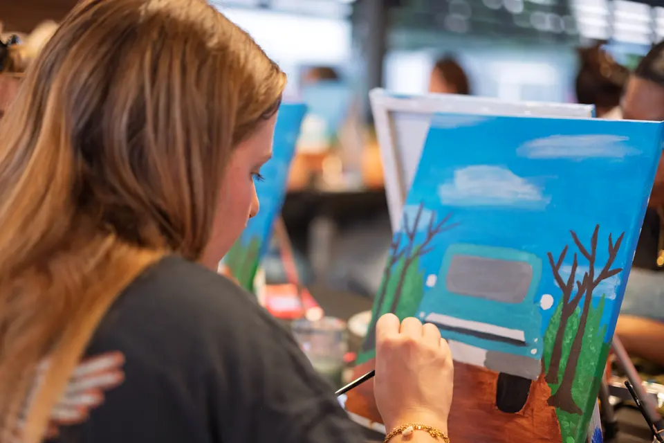 Photo 45 of 71, painting Pumpkin Truck at Gather GVL