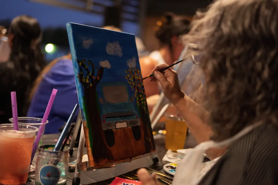 Photo 56 of 71, painting Pumpkin Truck at Gather GVL