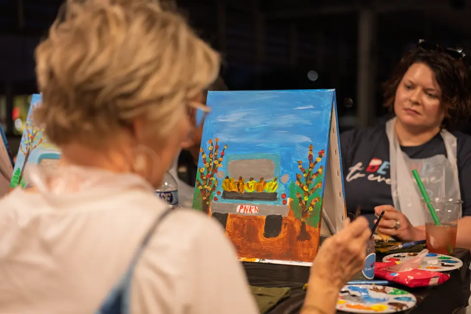 Photo 58 of 71, painting Pumpkin Truck at Gather GVL