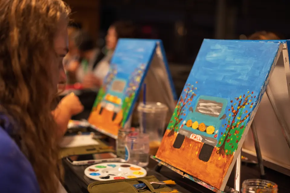 Photo 62 of 71, painting Pumpkin Truck at Gather GVL
