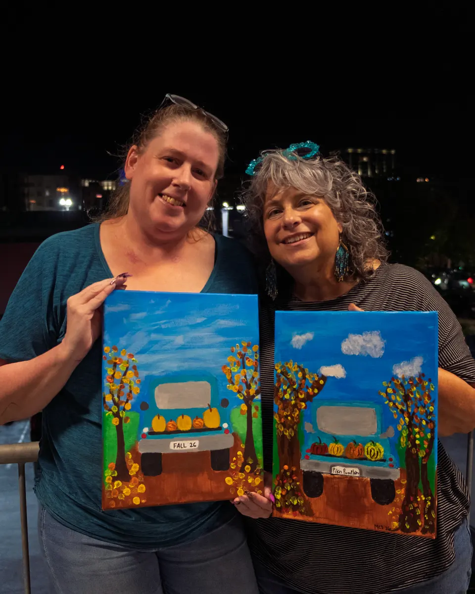 Photo 69 of 71, painting Pumpkin Truck at Gather GVL