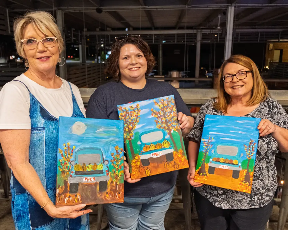 Photo 70 of 71, painting Pumpkin Truck at Gather GVL