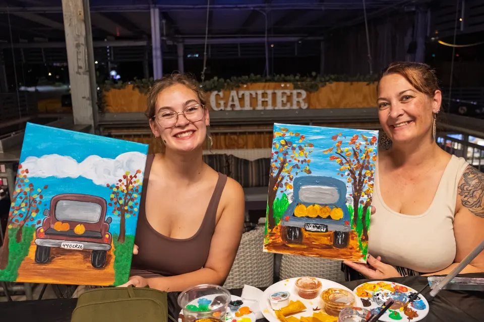 Photo 71 of 71, painting Pumpkin Truck at Gather GVL