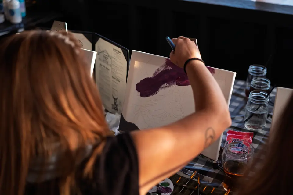 Photo 11 of 63, painting Spooky Cruiser at Stubborn Mule Restaurant & Brewery