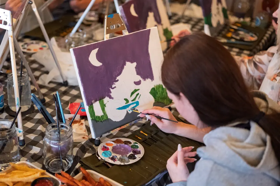 Photo 24 of 63, painting Spooky Cruiser at Stubborn Mule Restaurant & Brewery