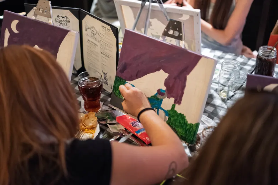 Photo 30 of 63, painting Spooky Cruiser at Stubborn Mule Restaurant & Brewery