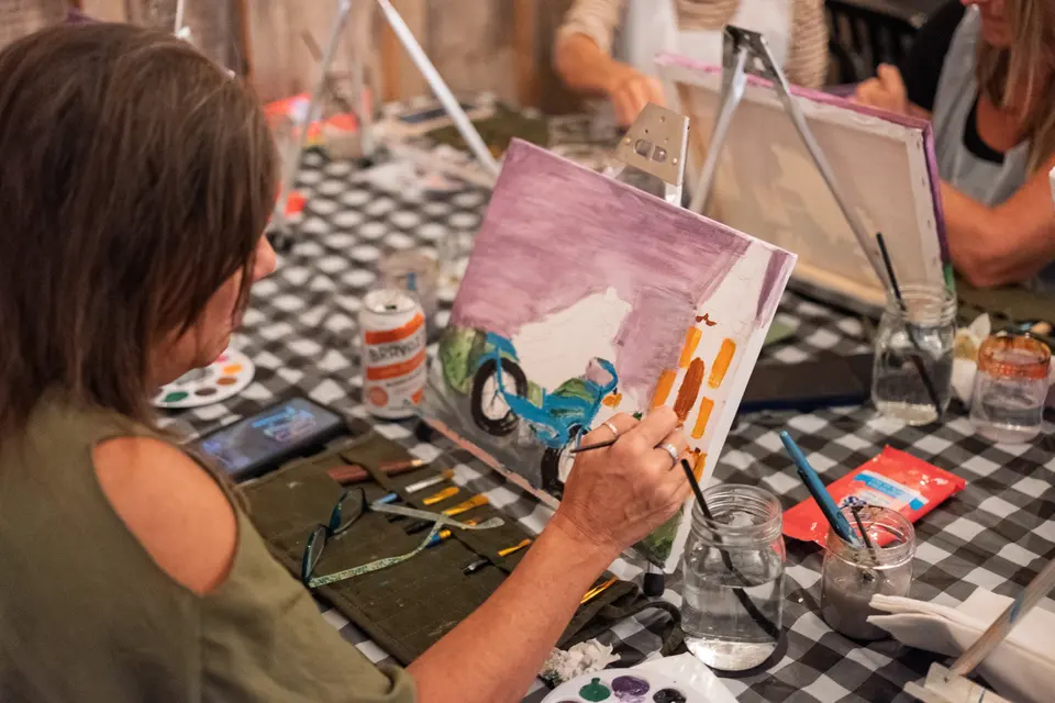 Photo 33 of 63, painting Spooky Cruiser at Stubborn Mule Restaurant & Brewery