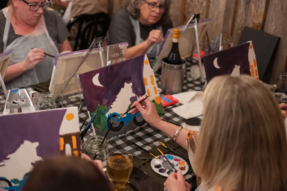 Photo 38 of 63, painting Spooky Cruiser at Stubborn Mule Restaurant & Brewery