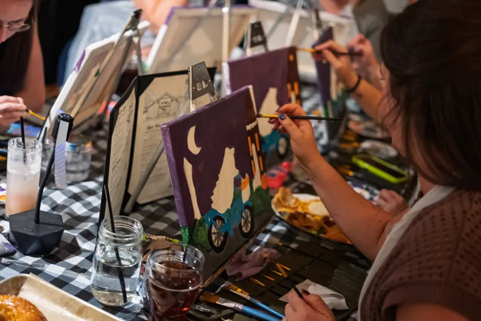 Photo 42 of 63, painting Spooky Cruiser at Stubborn Mule Restaurant & Brewery