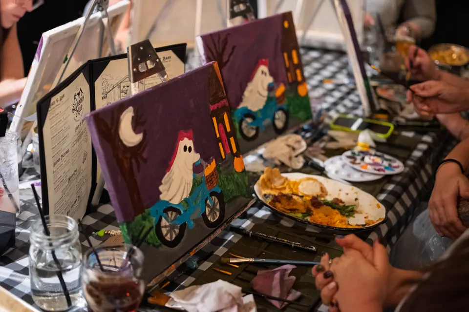 Photo 57 of 63, painting Spooky Cruiser at Stubborn Mule Restaurant & Brewery